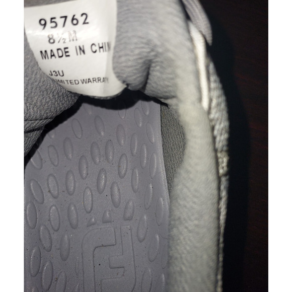 FootJoy Flex Women's Golf Shoes 8.5M Coastal Spikeless Mesh Lightweight Gray - Picture 12 of 12